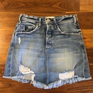 McGuire Denim Distressed Skirt